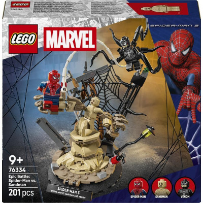 LEGO Конструктор LEGO Super Heroes Легендарна битва: Людина-павук vs. Піщана людина