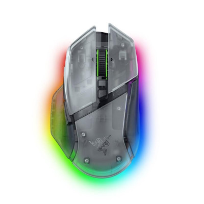 Razer Миша Basilisk V3 Pro 35K, RGB, USB-A/WL/BT, Phantom White Ed.