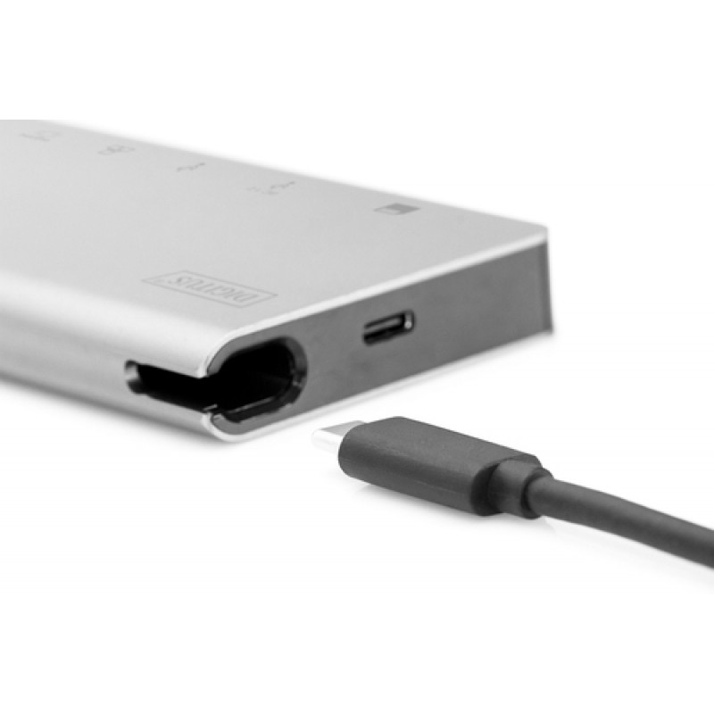 Digitus Док-станція Travel USB-C, 8 Port