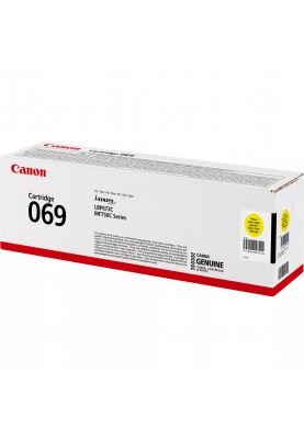 Canon Картридж 069 MF752Cdw/MF754Cdw/LBP673Cdw Yellow (1900 стор)