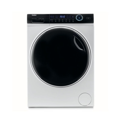 Haier Прально-сушильна машина фронтальна, 8(5)кг, 1400, A, 55см, дисплей, пара, інвертор, люк чорний, прямий привід, білий