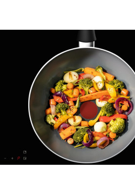 Tefal Сковорода ВОК Halo, 28см, алюміній, бакеліт, сірий