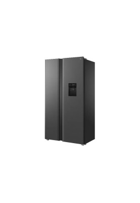TCL Холодильник SBS, 177х92х63см, 2 дв., Х- 322л, М- 181л, A++, NF, диспенсер, нерж