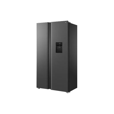 TCL Холодильник SBS, 177х92х74см, холод.відд.-396л, мороз.відд.-192л, 2дв., A++, NF, інв., диспл зовн., зона св-ті, диспенсер, нерж