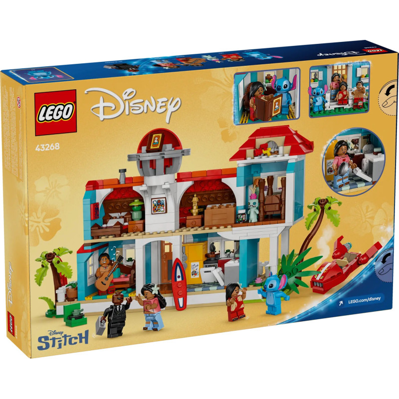 LEGO Конструктор Disney Classic Пляжний будинок Ліло і Стіч