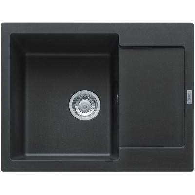 Franke Мийка кухонная Maris, фраграніт, прямокутник, з крилом, 620х500х200мм, чаша - 1, накладна, MRG 611-62, воникс