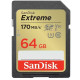 SanDisk Карта пам'яті SD 64GB C10 UHS-I U3 R170/W80MB/s Extreme V30