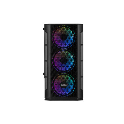 2E Gaming Корпус Calleo GB700 без БЖ 2xUSB3.0, 1xUSB2.0, 4x120мм ARGB, VGA 320мм, LCS ready, контролер з пультом, TG Side Window, mATX, чорний