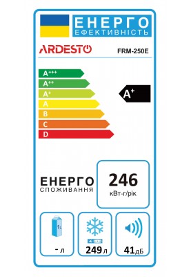 ARDESTO Морозильна скриня, 249л, А+, ST, диспл зовн., білий