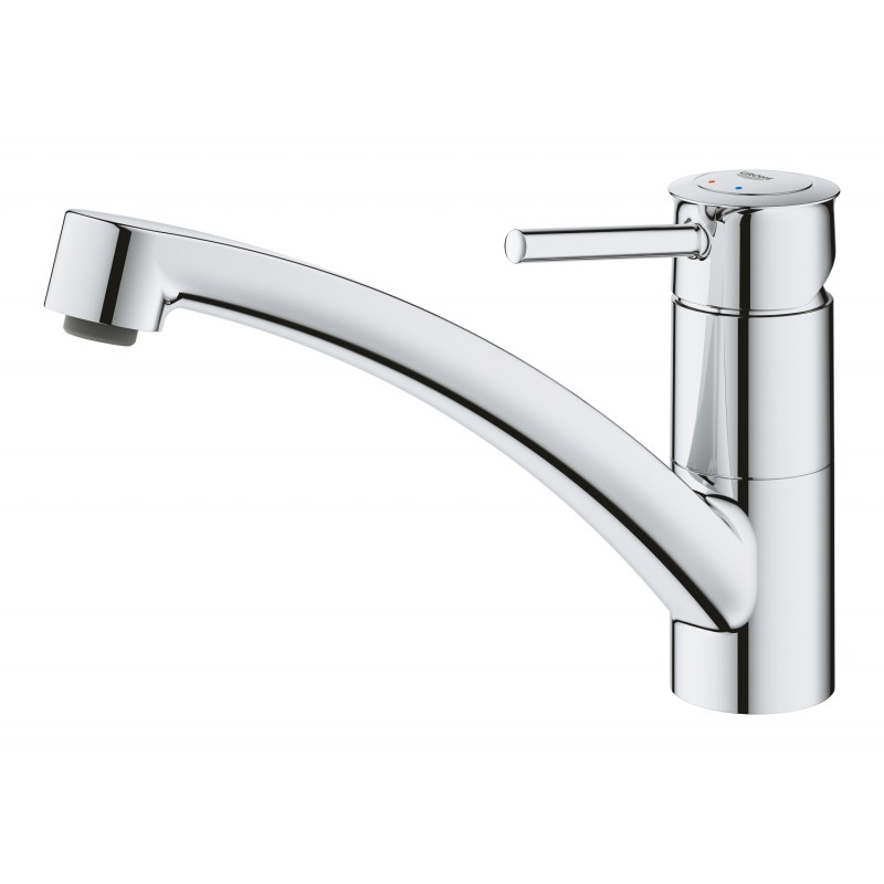 Grohe Змішувач для кухні BauClassic, довж.виливу - 231мм, поворотний, 1важіль, хром