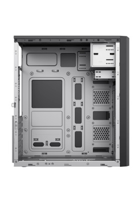 2E Корпус TeamX TMX07 з БЖ 2E ATX400W 2xUSB2.0 1x80мм VGA 310мм, ATX чорний