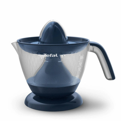 Tefal Соковитискач Tefal Morning Blue цитрус-прес 25Вт, чаша-0.8л, пластик, синій