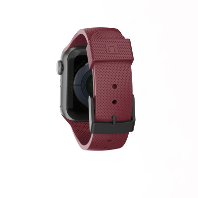 UAG Ремінець [U] для Apple Watch 44/42 [U] Dot Silicone, Aubergine