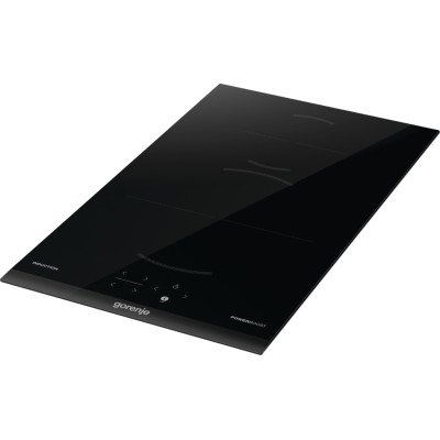Gorenje Варильна поверхня індукційна, 30см, Доміно, PowerBoost, TouchControl, поєднання конфорок, чорний