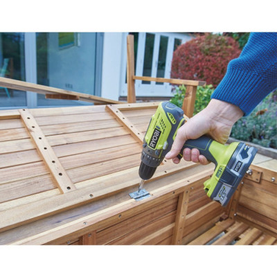 Ryobi Шурупокрут-дриль ударний акумуляторний ONE+ R18PD2-215G 18В 1х1.5А·рік ЗП 40Нм 400·1350об·хв 1кг Ryobi Шурупокрут-дриль ударний акумуляторний ONE+ R18PD2-215G 18В 1х1.5А·рік ЗП 40Нм 400·1350об·хв 1кг