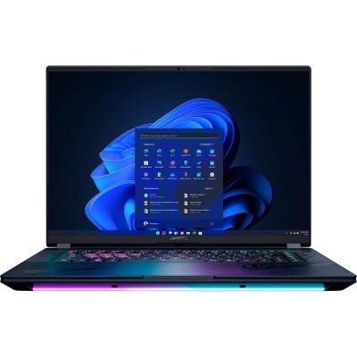 Gigabyte Ноутбук AORUS MASTER 16 BZH 16" 240Hz QHD OLED, INTEL ARL HX Ultra9, 32GB, F2TB, NVD5090-24, W11P, чорний