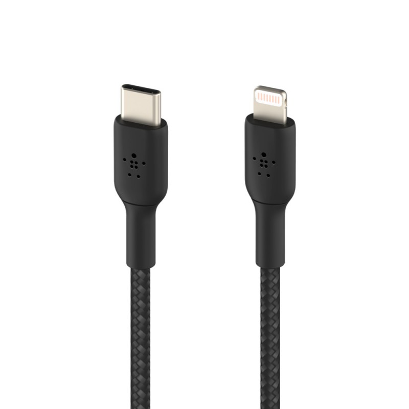 Belkin USB-С - Lightning, BRAIDED[2m, black]