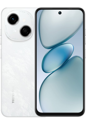 TECNO Смартфон Spark Go 1 (KL4) 6.67" 3/128ГБ, 2SIM, 5000мА•год, Glittery White