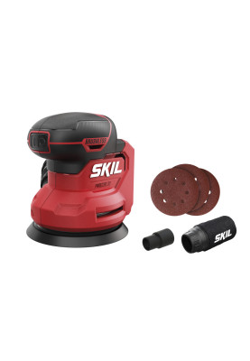 Skil Шліфмашина ексцентрикова акумуляторна SKIL 3746 CA 20В безщіткова 125 мм 11000-22000кол·хв 1.2кг без АКБ та ЗП