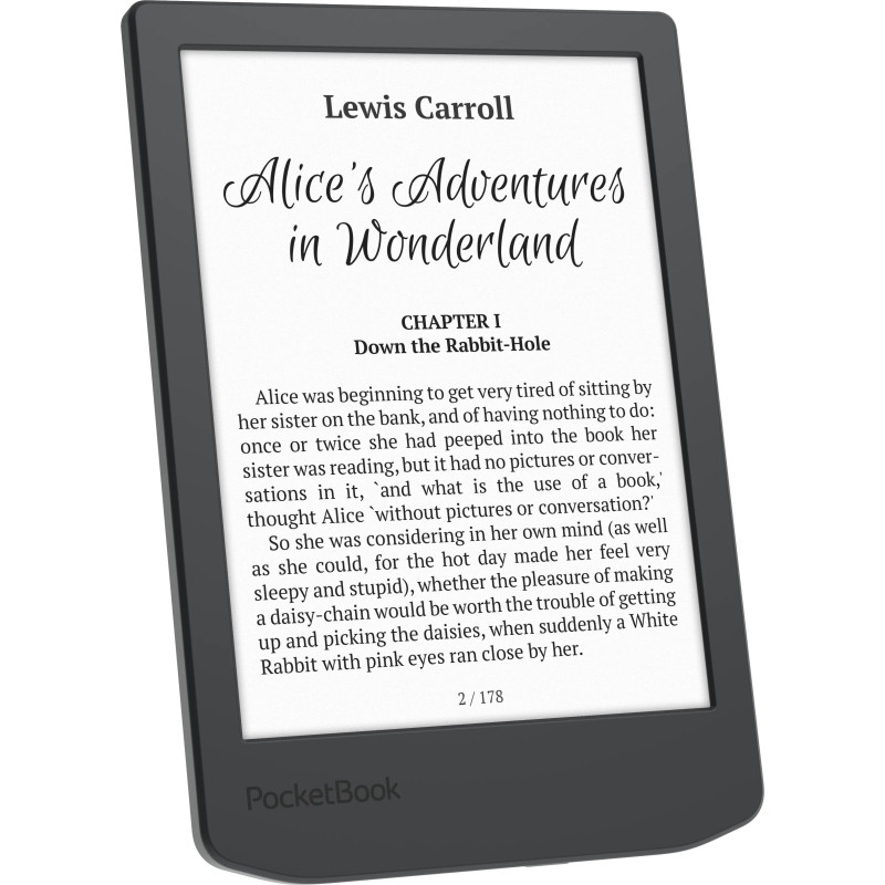 PocketBook Електронна книга 619 Verse Lite, Midnight Grey