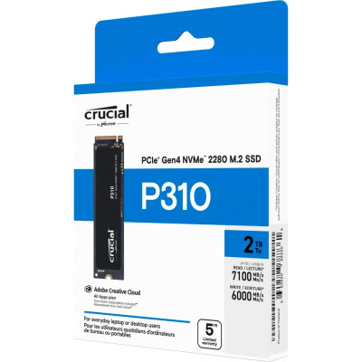 Crucial Накопичувач SSD Crucial M.2 2TB PCIe 4.0 T310