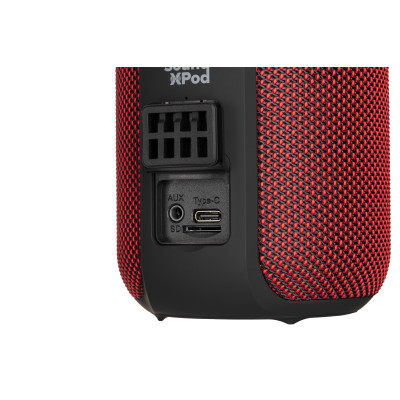 2E Акустична система SoundXPod TWS, MP3, Wireless, Waterproof Red
