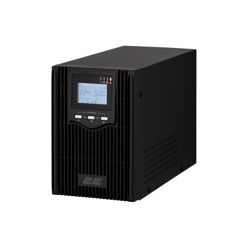 2E Джерело безперебійного живлення PS1000L, 1000VA/800W, на зовнішні АКБ 2*12В, 2xSchuko+1xC13