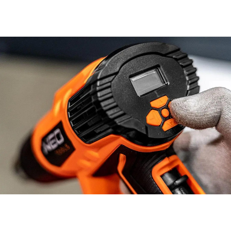 Neo Tools Фен будівельний 2000Вт 70-600°C 300/500л·хв 0.77кг