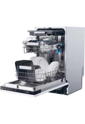 Haier Посудомийна машина Haier вбудована, 10компл., A+++, 45см, дисплей, інвертор, 3й кошик, білий