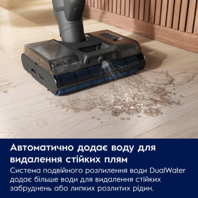 Electrolux Пилосос Electrolux бездротовий, вологе прибирання, конт пилок -0.57л, вода -0.65л, автон. робота до 80хв, вага-7.09кг, 2в1, синій Electrolux Пилосос Electrolux бездротовий, вологе прибирання, конт пилок -0.57л, вода -0.65л, автон. робота до 80хв, вага-7.09кг, 2в1, синій