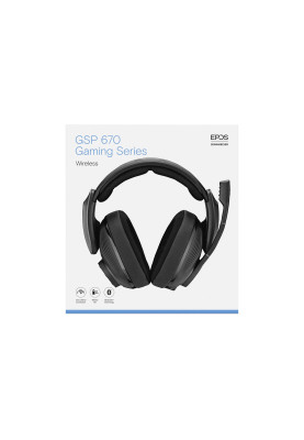 Epos Гарнітура ігрова GSP 670 Wireless, USB