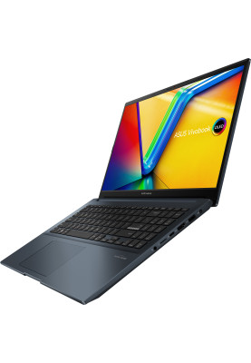 ASUS Ноутбук Vivobook Pro 15 M6500XU-LP017 15.6" FHD IPS, AMD R7-7840HS, 16GB, F1TB, NVD4050-6, noOS, Блакитний