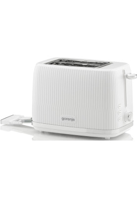 Gorenje Тостер, 850Вт, пластик/метал, білий