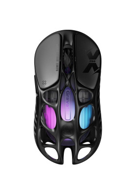 GravaStar Миша Mercury X Pro, 8K, BT/WL/USB-A, RGB, чорний