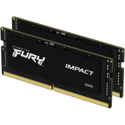Kingston Пам'ять ноутбука Kingston DDR5 32GB KIT (16GBx2) 6000 FURY Impact XMP