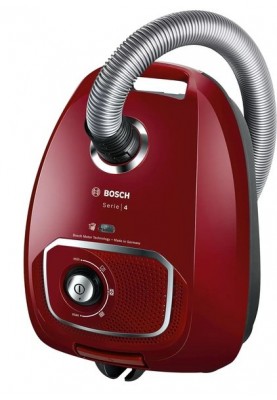 Bosch Пилосос мішковий, 600Вт, 4л, ЕРА10, червоний
