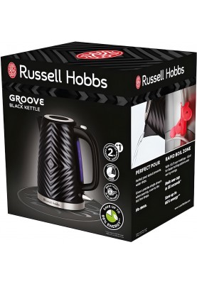 Russell Hobbs Електрочайник 26380-70 Groove, чорний