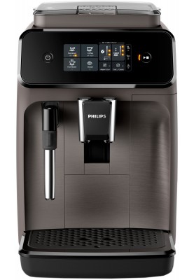 Philips Кавомашина Series 1200, 1.8л, зерно, ручний капуч, авторецептів -2, чорний