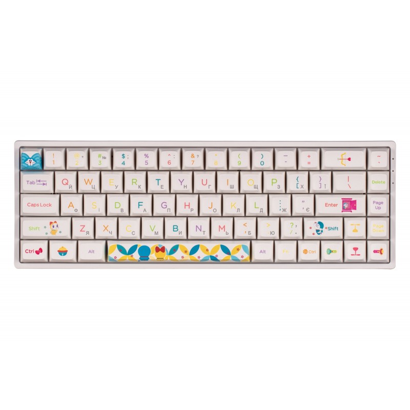 Akko Клавіатура 3068B Doraemon Rainbow CS Jelly Pink RGB