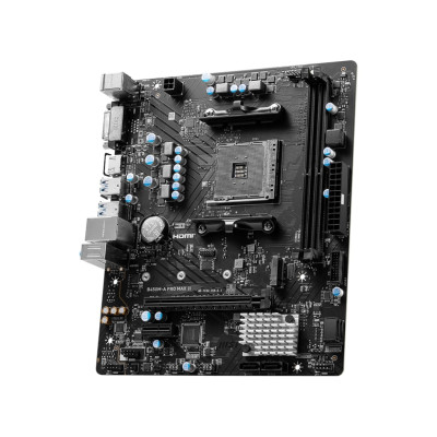 MSI Материнcька плата B450M-A PRO MAX II sAM4 B450 2xDDR4 HDMI DVI mATX