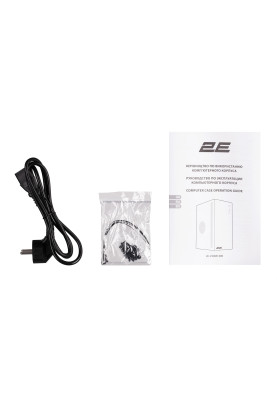 2E Корпус Credo V200B-400, з БЖ 2E ATX400, 2xUSB3.0, 1x80мм, VGA 250мм, mATX, чорний