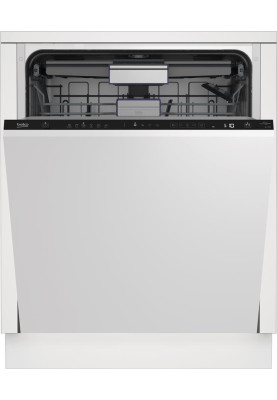 Beko Посудомийна машина вбудована, 15компл., A+++, 60см, дисплей, 3й кошик, білий