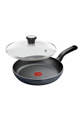 Tefal Сковорода з кришкою So' Light, 26см, алюміній, бакеліт, скло, чорний