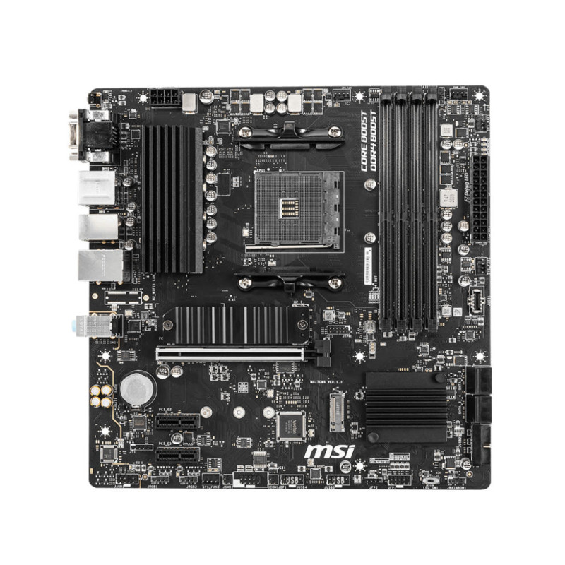 MSI Материнcька плата B550M PRO-VDH sAM4 B550 4xDDR4 M.2 HDMI DP D-Sub mATX