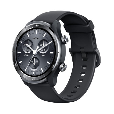 Mibro Смарт-годинник A3 45мм, 1.39", 360x360, BT 5.3, GPS, 2 ATM, темно-сірий