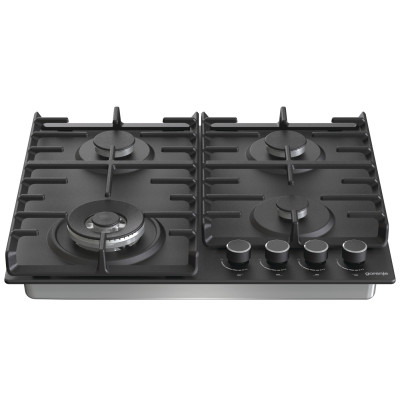Gorenje Варильна поверхня газова, 60см, чавун, чорний Gorenje Варильна поверхня газова, 60см, чавун, чорний