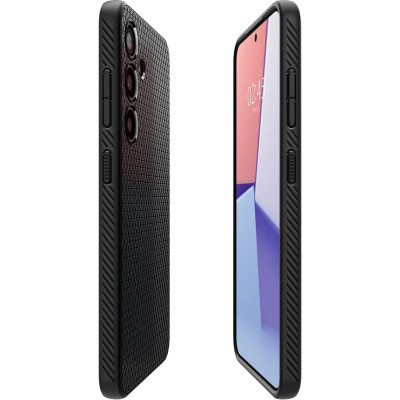 Spigen Чохол для Samsung Galaxy S24+, Liquid Air, Matte Black