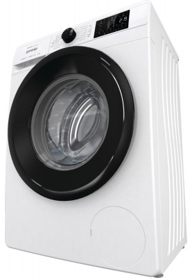 Gorenje Пральна машина фронтальна, 8кг, 1400, A+++, 46,5см, дисплей, пара, інвертор, білий