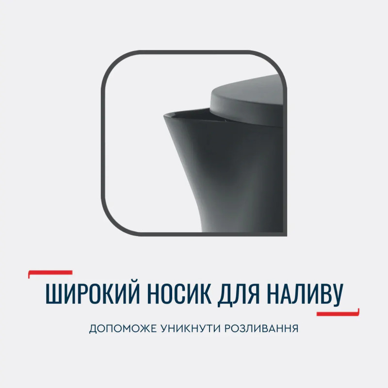 Tefal Електрочайник Delfini 1.7л, пластик, сріблясто-чорний