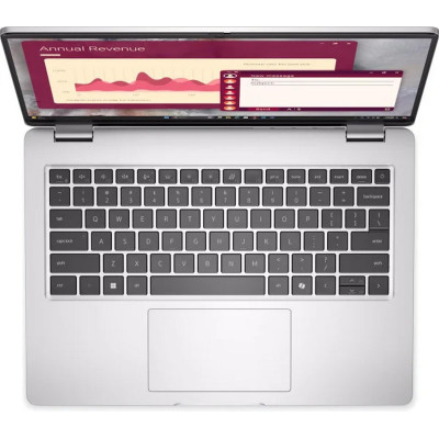 Dell Ноутбук Dell Pro 14 14" FHD + AG, Intel U5-235U, 16GB, F512GB, UMA, Win11P, сріблястий Dell Ноутбук Dell Pro 14 14" FHD + AG, Intel U5-235U, 16GB, F512GB, UMA, Win11P, сріблястий